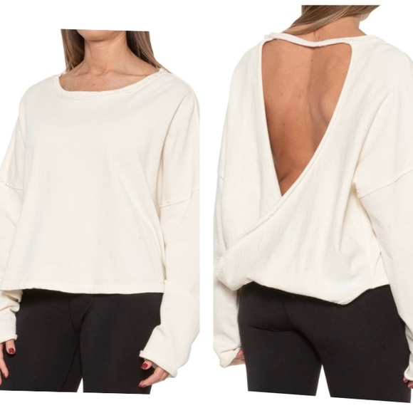 Free People Tops - NWT-Free People See You Tonight Shirt Long Sleeve (Color Bright White)